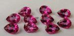 Natural Coated Pink Topaz 6×8 mm Pear Faceted Cut – AAA Quality Pink Topaz Pear Faceted Cut 6x8mm