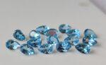 Natural Swiss Blue Topaz 4×6 mm Pear Faceted Cut – AAA Quality Swiss Blue Topaz Pear Faceted Cut 4x6mm
