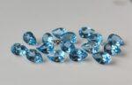 Natural Swiss Blue Topaz 4×6 mm Pear Faceted Cut – AAA Quality Swiss Blue Topaz Pear Faceted Cut 4x6mm