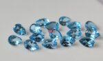 Natural Swiss Blue Topaz 4×6 mm Pear Faceted Cut – AAA Quality Swiss Blue Topaz Pear Faceted Cut 4x6mm