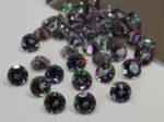 Natural Coated Mystic Topaz 3 mm Round Faceted Cut – AAA Quality Mystic Topaz Round Faceted Cut 3mm