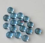Natural Swiss Blue Topaz 4 mm Round Cabochon – AAA Quality Swiss Blue Topaz Round Cabochon 4mm