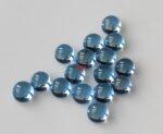 Natural Swiss Blue Topaz 4 mm Round Cabochon – AAA Quality Swiss Blue Topaz Round Cabochon 4mm