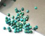 Natural Tibbati Turquoise 3 mm Round Cabochon – AAA Quality Tibetan Turquoise Round 3mm