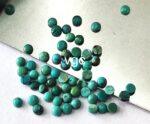 Natural Tibbati Turquoise 3 mm Round Cabochon – AAA Quality Tibetan Turquoise Round 3mm