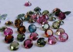 Natural Multi Tourmaline 3 mm Round Faceted Cut – AAA Quality Multicolor Tourmaline Round Faceted Cut 3mm