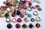 Natural Multi Tourmaline 3 mm Round Faceted Cut – AAA Quality Multicolor Tourmaline Round Faceted Cut 3mm