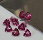 Natural Coated Pink Topaz 4 mm Trillion Faceted Cut – AAA Quality Pink Topaz Trillion Faceted Cut 4mm