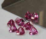 Natural Coated Pink Topaz 4 mm Trillion Faceted Cut – AAA Quality Pink Topaz Trillion Faceted Cut 4mm